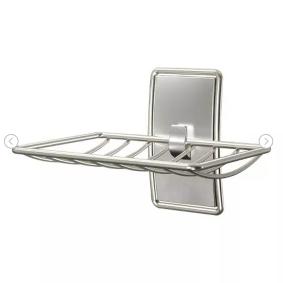 3M Command Bath Satin Nickel Soap Dish - Picture 3 of 4